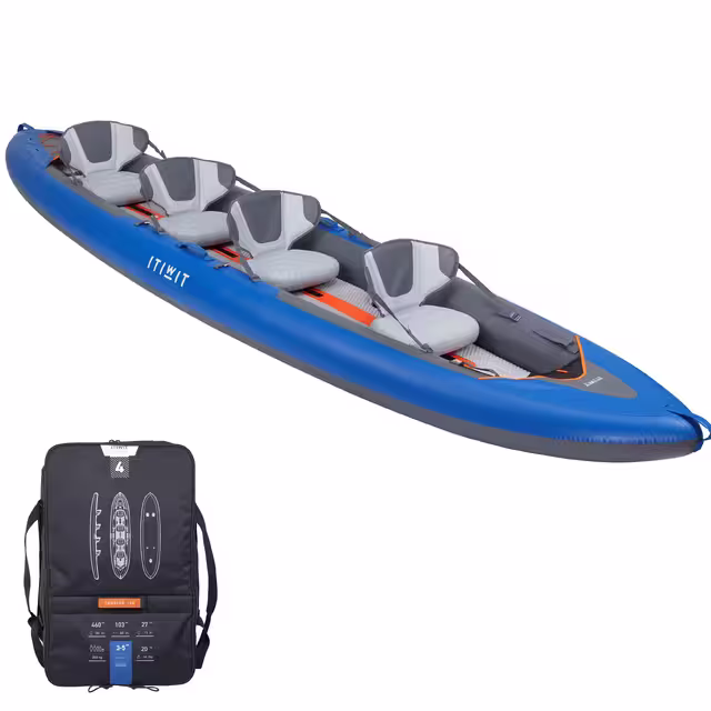 Itwit X100 4 person high pressure bottom kayak